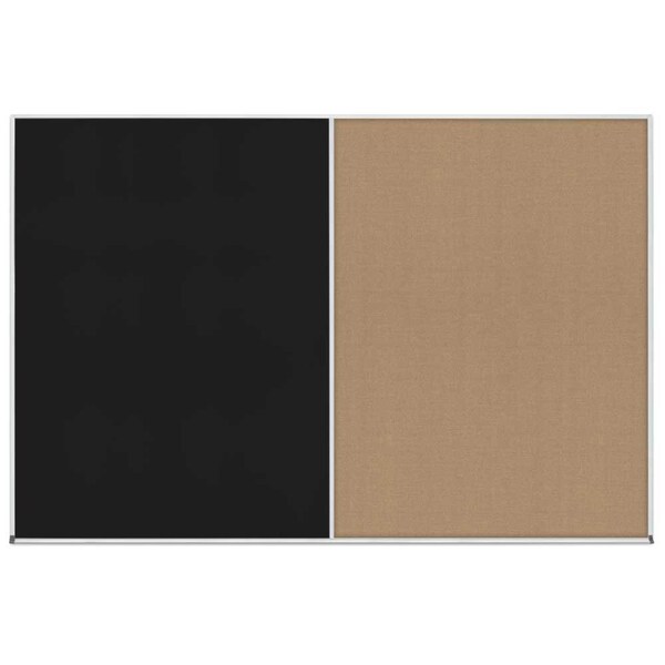 Enclosed Corkboard, 1 Door, 24"x36", 4" Fra